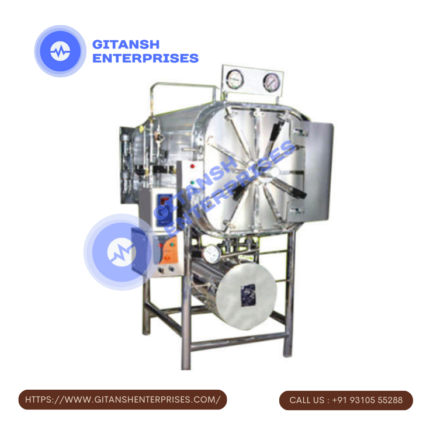 Rectangular Double Door Autoclave