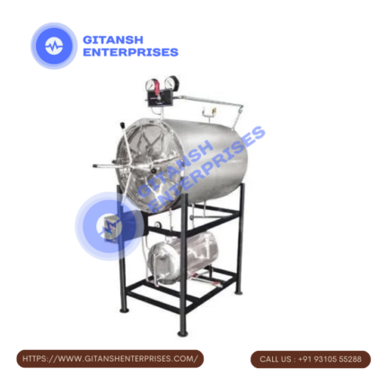 Cylindrical Double Door Autoclave