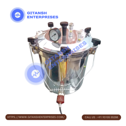 Cooker Type Autoclave 1) Aluminium + S.S 2) Powder Coated With Timer