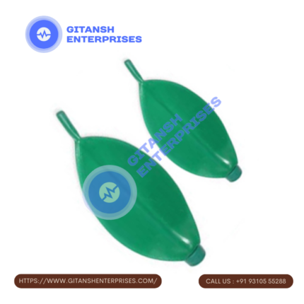 Rebreathing Bags - Green Rubber